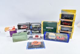 FIFTEEN BOXED 1:43 SCALE DIECAST TRIUMPH MODEL CARS, to include a Vanguard Triumph Collection Set of