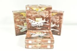 FIVE BOXED 1:44 SCALE CORGI CLASSICS AVIATION ARCHIVE DIECAST MODEL AIRCRAFTS, comprised of four