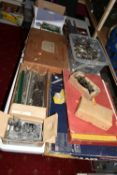 A QUANTITY OF MECCANO, mainly mixed selection of modern silvered pieces, but does include a 1970's