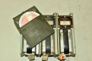 THREE METER SURVEY RADIAC UNITS, no.2 models, 6665 - 110008, made by E.K. Cole Ltd, serial numbers
