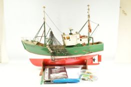 A CONSTRUCTED ROBBE RADIO CONTROL 'ST. GERMAIN' FISHING TRAWLER KIT, No.1007, 1/20 scale, c.1990'