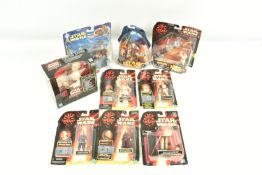 A QUANTITY OF HASBRO STAR WARS EPISODE 1 FIGURES, all still sealed in original bubble packs and with