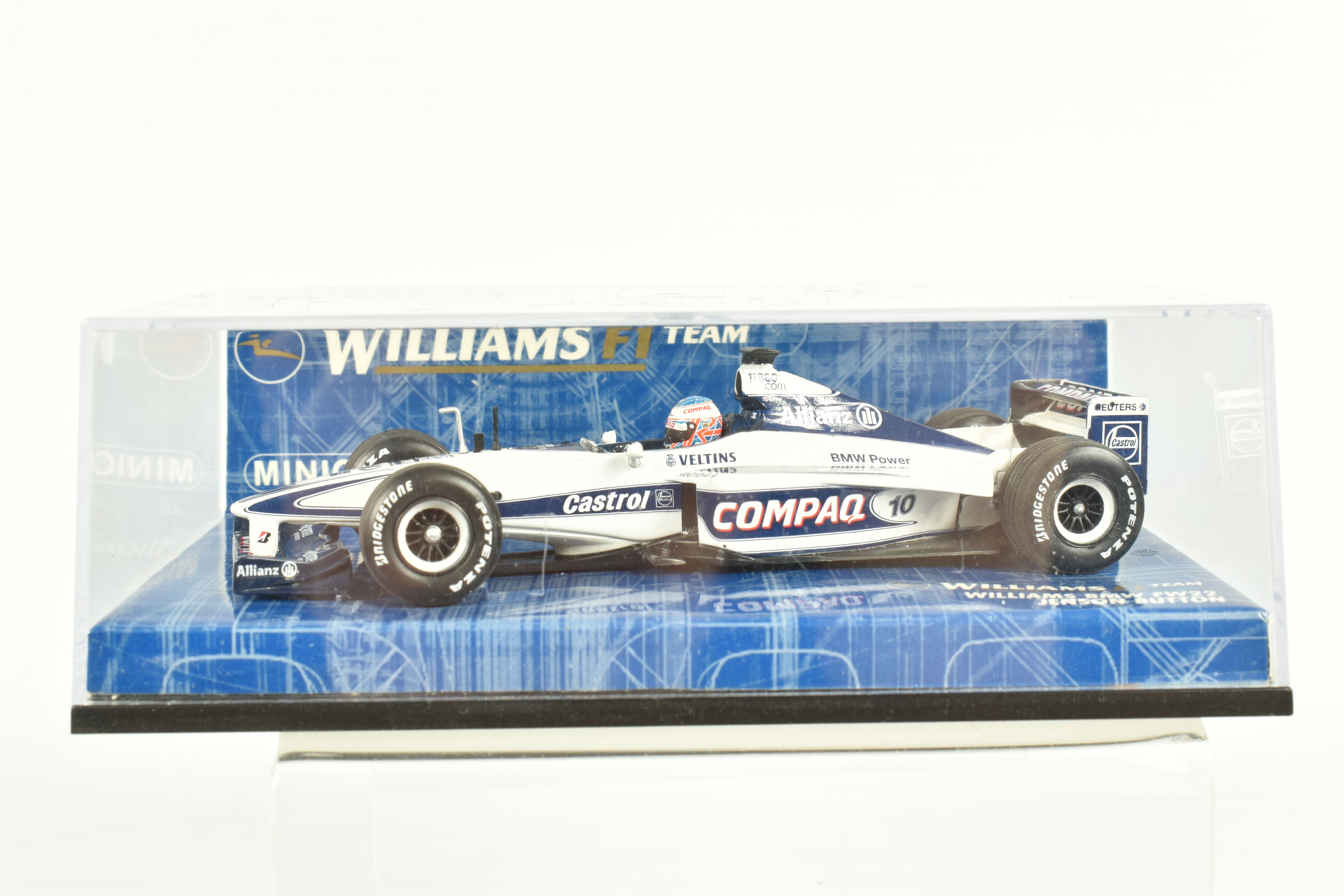 SEVEN MINICHAMP 1.43 SCALE DIECAST MODELS, to include a Williams F1 BMW RW26 JP Montoya, model no. - Image 3 of 16