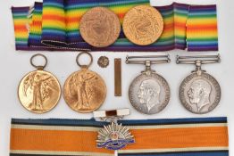 WORLD WAR ONE MEDALS, to include a 1914-1918 service medal awarded to '30463 PTE.W.Renwick R.Scots',
