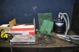 A SELECTION OF HOUSEHOLD AND GARDEN ELECTRICALS including Coopers Weed burner and steam cleaner (