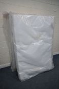 A NEW IN WRAPPING DREAMS 4FT MATTRESS, with one wrapped base and one open base