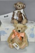 TWO STEIFF LIMITED EDITION TEDDY BEARS, comprising a William and Catherine Royal Wedding teddy bear,