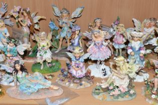 A LARGE COLLECTION OF LIMITED EDITION LEONARDO COLLECTION 'FAERIE' FIGURINES, comprising thirty four