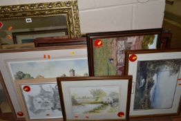 A QUANTITY OF MODERN PRINTS OF ANIMALS AND COUNTRYSIDE SCENES, including a limited edition print