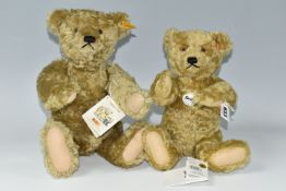 TWO STEIFF MODERN CLASSIC TEDDY BEARS, comprising a Classic 1920 replica teddy bear, jointed with