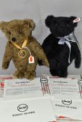 TWO BOXED LIMITED EDITION STEIFF TEDDY BEARS, comprising 'Victoria, the Penny Black Bear', a Danbury