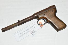 A DIANA MOD 2 AIR PISTOL, no visible serial number, stamped Made In Germany, in working order,