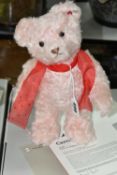 A BOXED LIMITED EDITION STEIFF - ROSIE 'THE SUMMER SWAROVSKI BEAR', pale pink mohair, 402/3000,