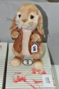 A STEIFF 'PETER RABBIT THE MOVIE' BENJAMIN BUNNY 355226, with original box and swing tags, height