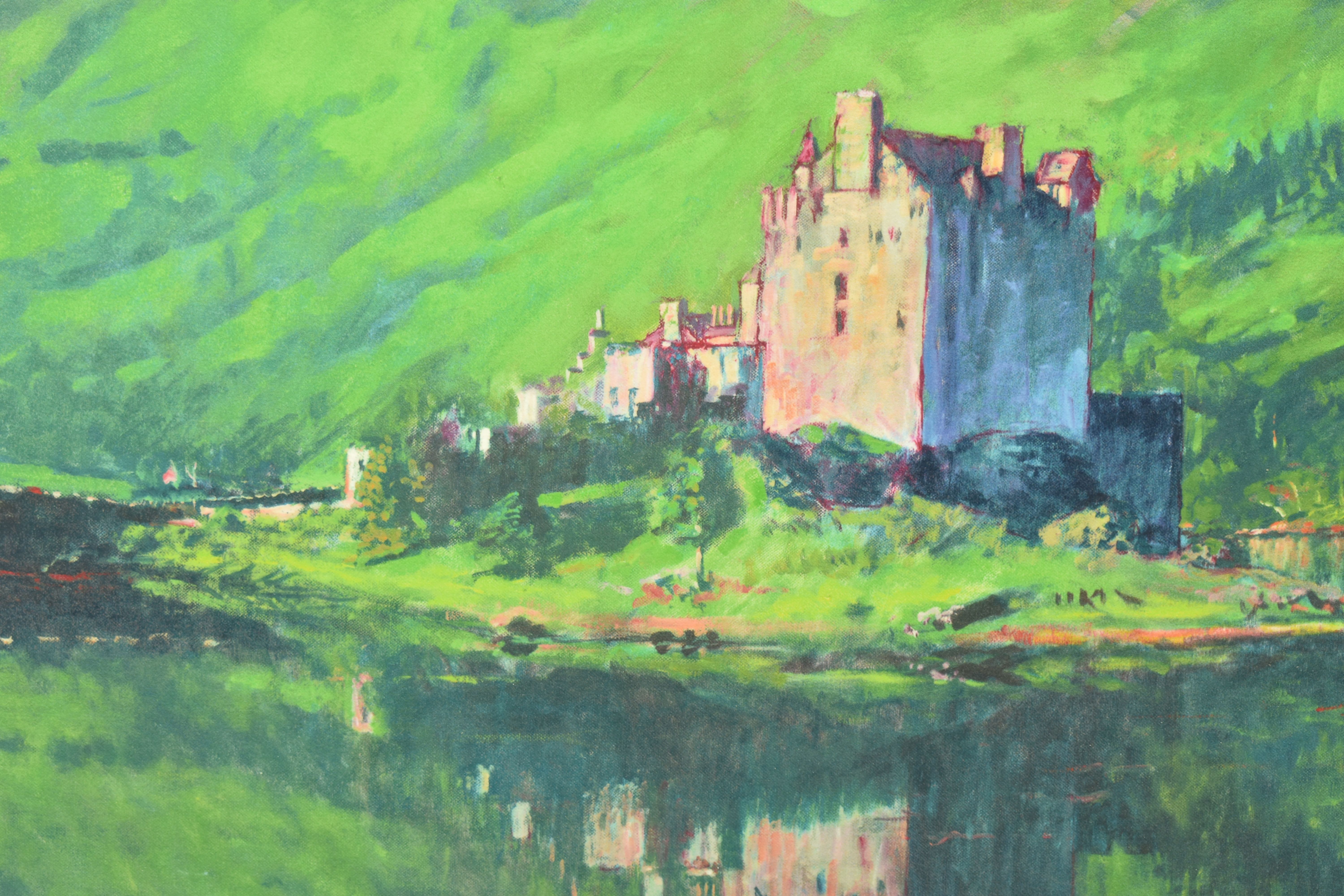 ROLF HARRIS (AUSTRALIA 1930-2023) 'REFLECTION, EILEAN DONAN CASTLE' a signed limited edition print - Image 3 of 10