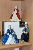THREE ROYAL DOULTON FIGURINES, comprising Laurianne HN2719, boxed Pretty Ladies: Rachel Best of