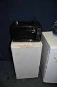 A FRIGIDAIRE RLA893A FRIDGE width 48cm depth 48cm height 83cm and a Panasonic microwave (both PAT