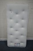 A MORESLEEP CADIZ SINGLE MATTRESS, with a separate divan base (condition report: general signs of
