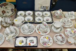 A COLLECTION OF NAMED TEA AND COFFEE WARE, comprising a Royal Doulton 'Brambly Hedge' Summer cup and