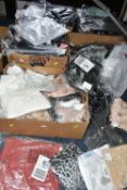 FIVE BOXES OF LADIES' CLOTHING, in plastic packets (some opened, some sealed), to include