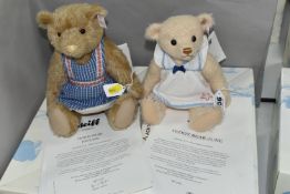 TWO BOXED STEIFF LIMITED EDITION BEARS, comprising 'Teddy Bear June' 035951, light beige, height