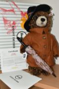 A BOXED STEIFF AUNT LUCY BEAR, No.928, made of brown tipped mohair, height 38cm, limited edition