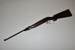 A WEBLEY & SCOTT .177 CAL JAGUAR AIR RIFLE, no visible serial number, overall length 92cm approx.,