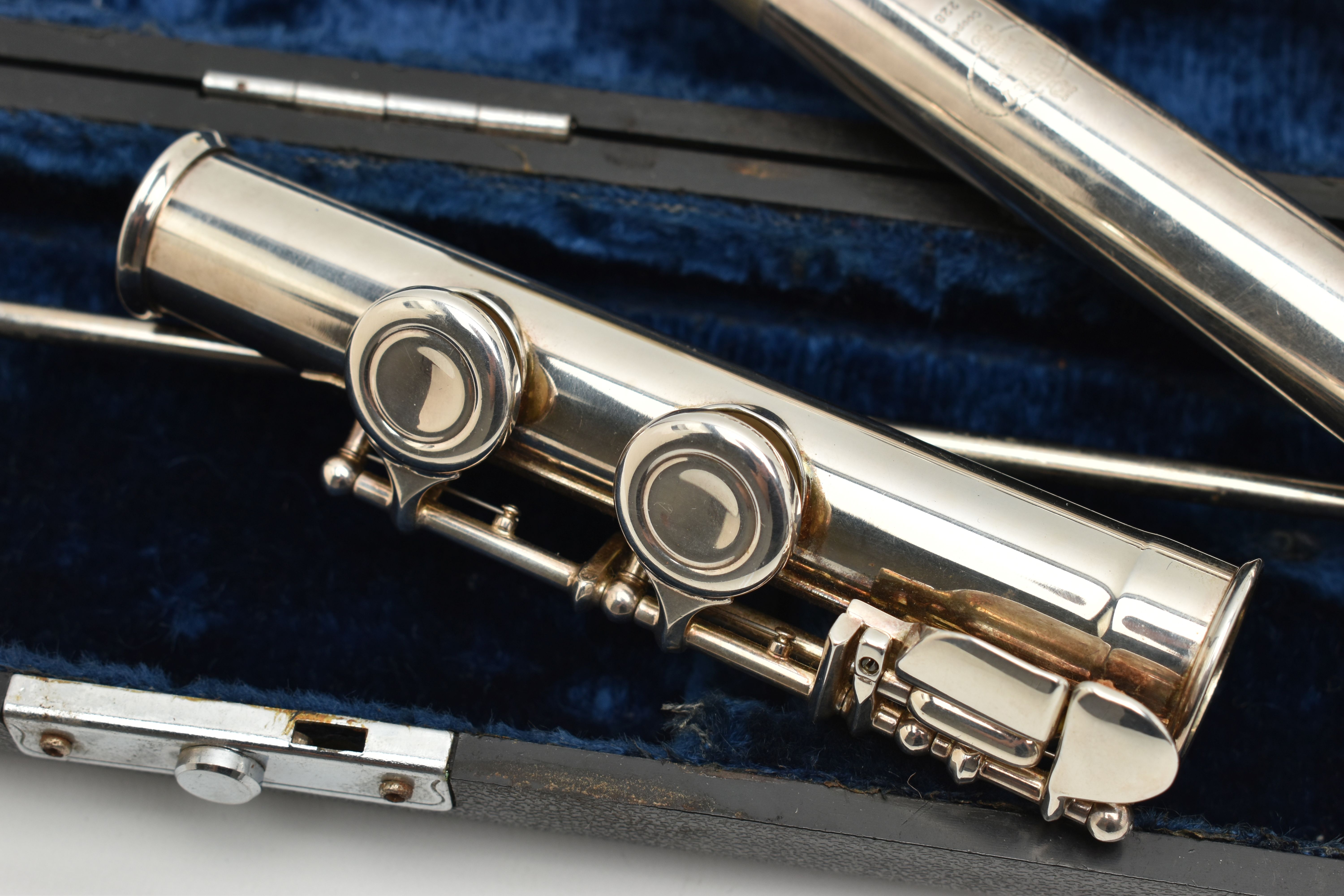 A FRENCH SILVER PLATED FLUTE, BUFFET CAMPON COOPER 228, in good working order - Image 6 of 10