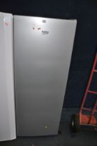 A BEKO FXFG1545S LARDER FREEZER IN GREY width 54cm depth 54cm height 145cm (PAT pass and working