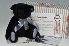 A BOXED STEIFF FOR DANBURY MINT LIMITED EDITION VICTORIA THE PENNY BLACK MOHAIR BEAR, No.690846,