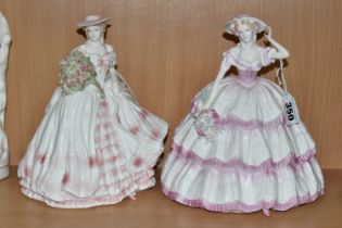 TWO LIMITED EDITION COALPORT FIGURINES, comprising 'Rose' from the Four Flowers Collection, 550/