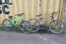 A PRO BIKE BLACK KNIGHT GENTS MOUNTAIN BIKE with 15speed Shimano gears, 17in frame along with a X