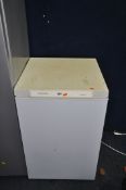 AN ELECTROLUX COMPACT CHEST FREEZER width 55cm depth 57cm height 86cm (PAT pass and working at -18