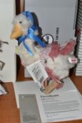 A BOXED STEIFF LIMITED EDITION 'JEMIMA PUDDLE-DUCK' EXCLUSIVE TO DANBURY MINT, no.690358, ltd ed