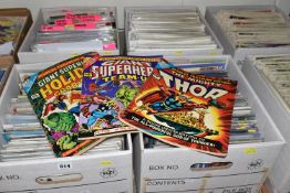 OVER ONE THOUSAND COMICS AND MAGAZINES, including The Amazing Spider-Man, X-Men, Thor, Iron Man,