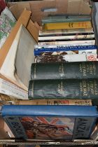 ONE BOX OF BOOKS, MAPS & MAGAZINES to include titles on the Boer War, these include two volumes of