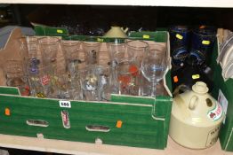 TWO BOXES OF BEER FESTIVAL GLASSES, over fifty assorted glasses and tankards, National Winter Ales