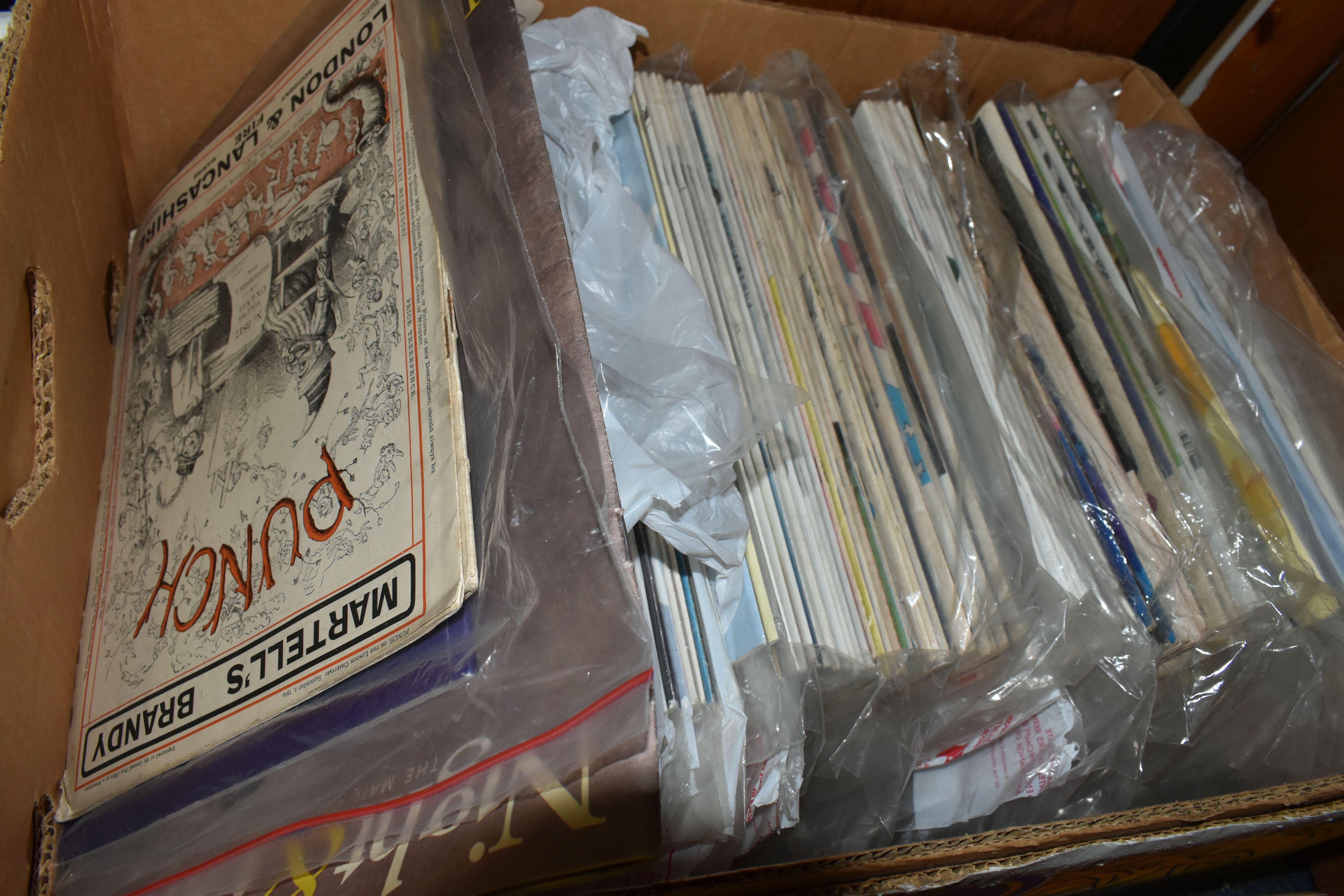 FIVE BOXES OF BOOKS & MAGAZINES containing approximately seventy-five miscellaneous titles in - Image 6 of 6