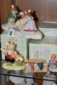 THREE BOXED ROYAL DOULTON BRAMBLY HEDGE FIGURES, comprising limited edition 'The Ice Ball', DBH30,