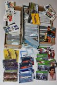 THREE BOXES OF PREPAID PHONECARDS, themes and designs comprising, Vintage sports advertising,