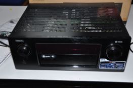 A DENON AVR X4300H 9:2 CHANNEL FULL HD AUDIO VISUAL RECEIVER with original packaging, remote,