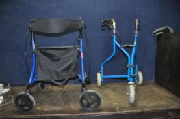 TWO MOBILITY TRAVELATORS by Z Tec and Easy Living Mobility (2) Condition Report: some paint losses)