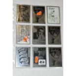 A COLLECTION OF NINE 'BUTLINS' AND ZOO SOUVENIR PHOTOPRINTED POCKET MIRRORS, 8.8cm x 6.4cm, 1950s