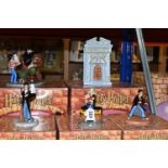 FIVE BOXED ROYAL DOULTON HARRY POTTER SCULPTURES, comprising Harry Casts A Magical Spell HPFIG2,