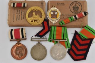 ASSORTED MEDALS, to include a 'For Faithful Service In The Special Constabulary' medal awarded to '