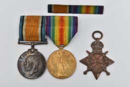 THREE WORLD WAR ONE MEDALS, to include a service medal, and Victory medal both awarded to 'S-17230