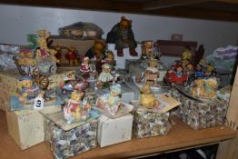 A COLLECTION OF ENESCO CHERISHED TEDDIES, and similar teddy figures, to include twenty boxed
