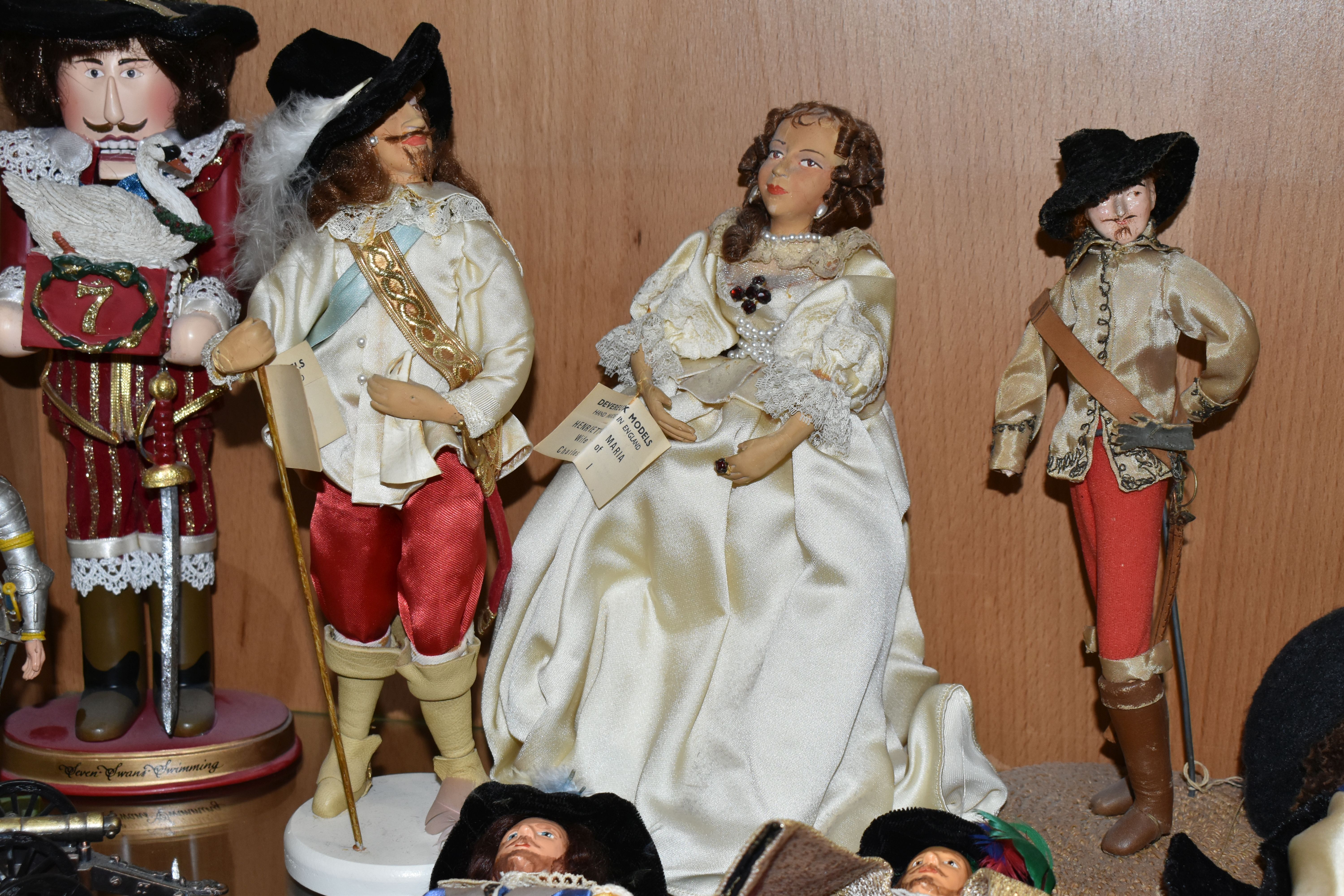 A COLLECTION OF KING CHARLES I THEMED PUPPETS AND DOLLS, ETC, including Devereaux Models of - Image 4 of 12