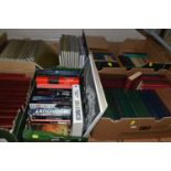 FIVE BOXES OF BOOKS, containing approximately 120 miscellaneous titles, mostly in hardback format,