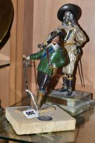 TWO CAST METAL FIGURES OF KING CHARLES I, comprising a limited edition Anna Danesin for Birmingham
